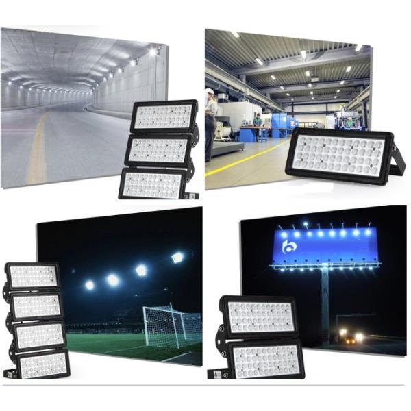 DC Automatic High Power LED Flood Light Die Cast Aluminum Housing Energy Saving