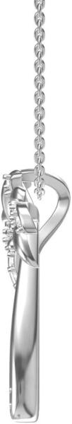 Silver Smile - Solid Sterling Silver Beautiful Tropical Palm Tree Pendant Necklace, with 17.5inch Anchor Chain for Women