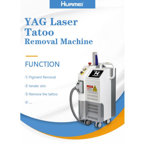 Portable 755nm Pigment Removal Q Switched Nd Yag Laser Tattoo Removal Machine with CE