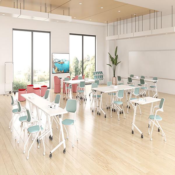 Plastic Furniture Castors Wheels With 4mm Mounting Plate Thickness