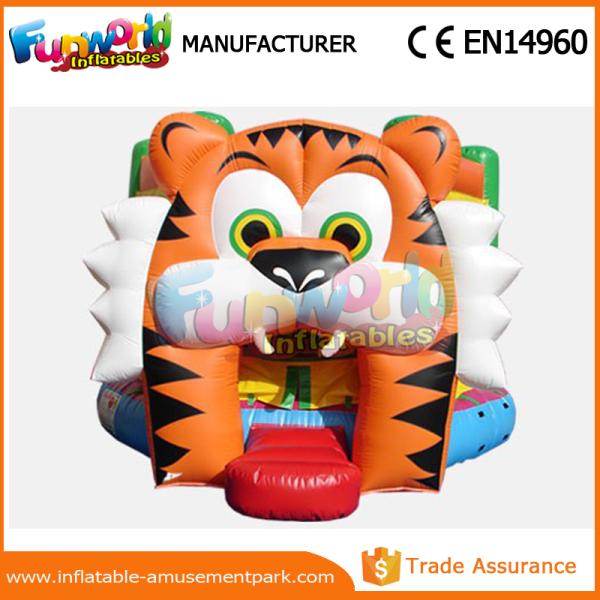 PVC Hello Kitty Party Commercial Jumping Castle / Inflatable House For School