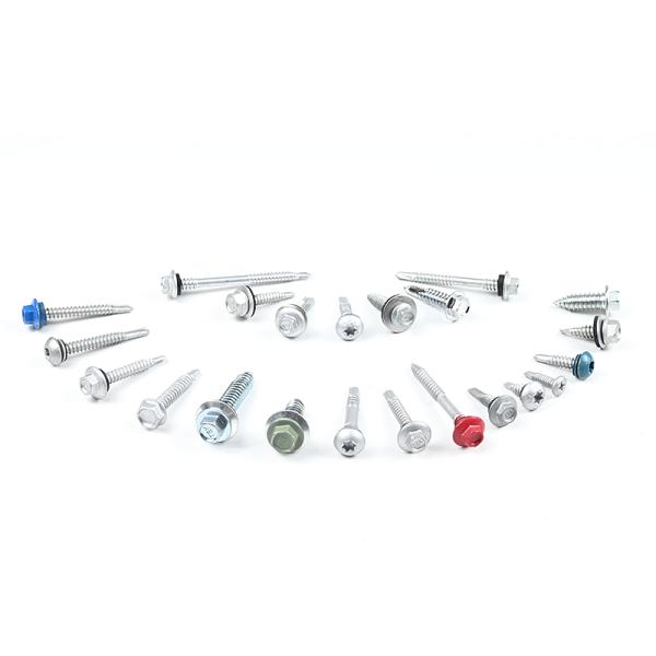 Installation Stainless Steel Hex Washer Head Self Drilling Tek Screws for Wood Metal