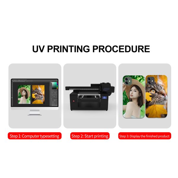 KECAI UV Flat Printer A2 Size Uv Flatbed Machine 5060 Flatbed Uv Digital Printer