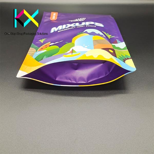 Custom Logo Printed Mylar Aluminum Foil Bags Stand Up Plastic Bag 140um