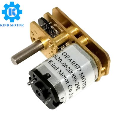 Right angle GM24-N20VA flat N10 N20 N30 carbon brush dc 1.5v 3v 5v 6v 12v 24v gear motor for robot