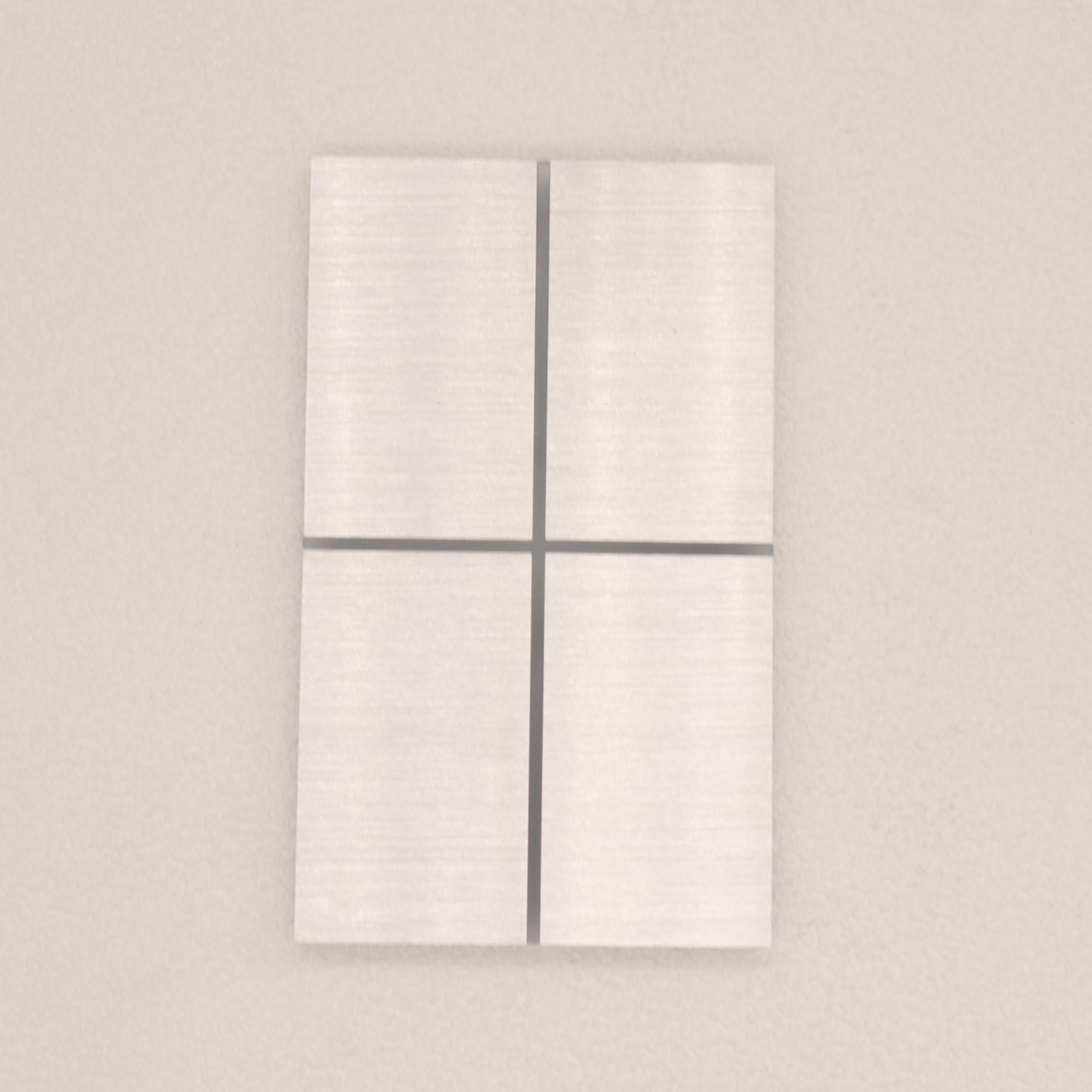 China New Design Wholesale KNX 4 Gang Metal Push Button Full Touch Smart Wall Light Switch Smart Switch