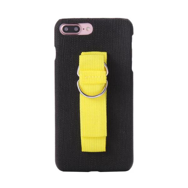 PC Colorful Canvas Wristband Back Cover Cell Phone Case For iPhone 7 6s Plus