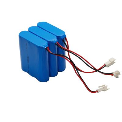 Toy Car Rechargeable 3S2P 18650 Drone Battery 14.8V 2600mah Lithium Ion Pack