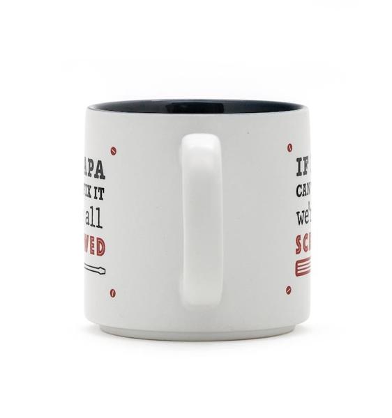 Ceramic Dad Mug Coffee Mug White Color With Creative WordsKING DAD Customized 12Oz For Gift