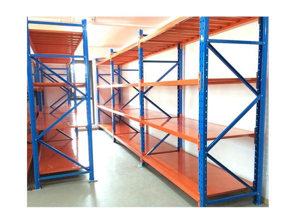Metal Shelves Long Span Racking System Cargo Storage 800kgs Load Each Shelf