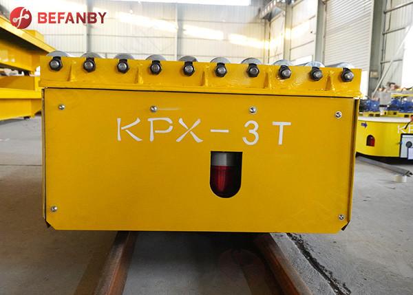 Steel Plate Transfer Battery Operated Electric Rail Cart