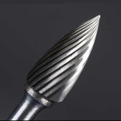 Da eficiência elevada principal dos bocados da rebarba do carboneto de tungstênio do cone bocados giratórios da ferramenta