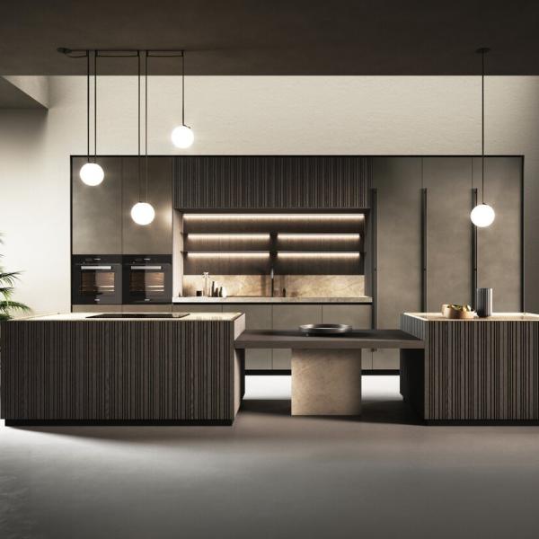 Luxury Island Solid Surface Plywood Storage Kitchen Unit Set With Modern Corner Cabinet Wall Kitchen Cabinet