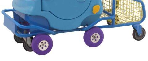 Plastic Kids Grocery Cart Childrens Shopping Trolley Supermarket  Steel Toy Car