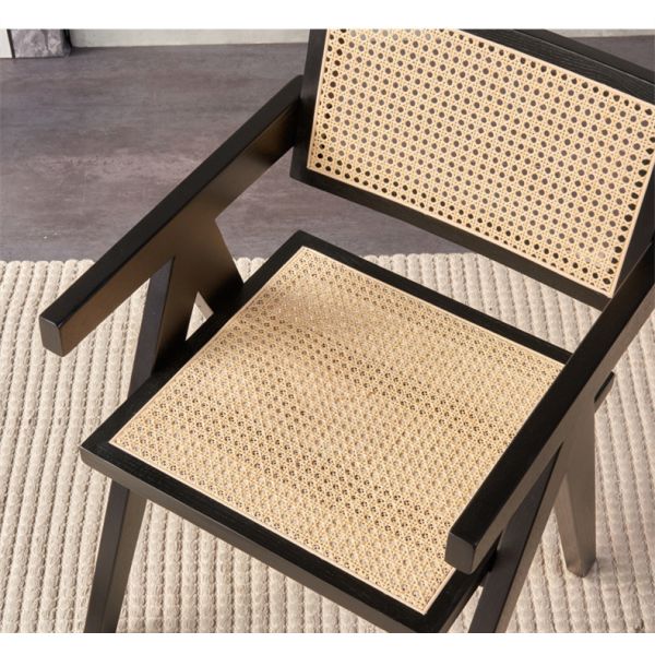 Nordic Classic Solid Wooden Chair Home Interior Dining Room  Restaurant Rattan Dining Chairs
