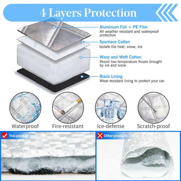 Всеобщая крышка снега льда переднего лобового стекла автомобиля 4seasons