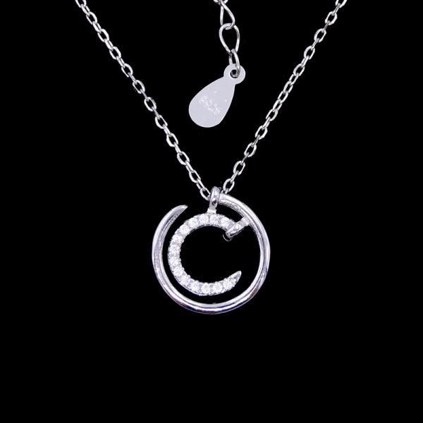 Форма ожерелья 2 падения Зирконя корейского стиля кубическая с Эйфелевой башней/звездой