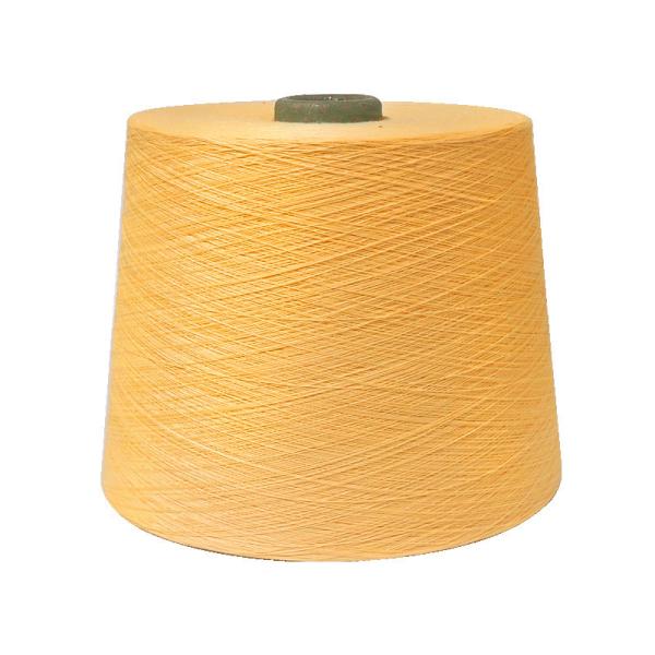 Anti Bacterial Dope Ring 403 Cotton Polyester Blend Yarn High Strength White