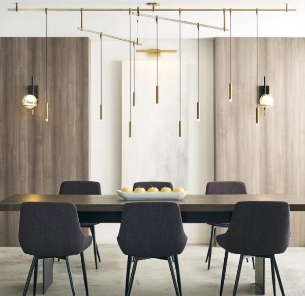700MXY9R Aged Brass Moxy Chandelier 9 Light Dimmable Compatible With ELV Dimmers