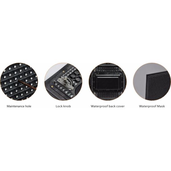 Outdoor P8 40x40 Front Service LED Display Module with 320*320 Resolution and Datasheet