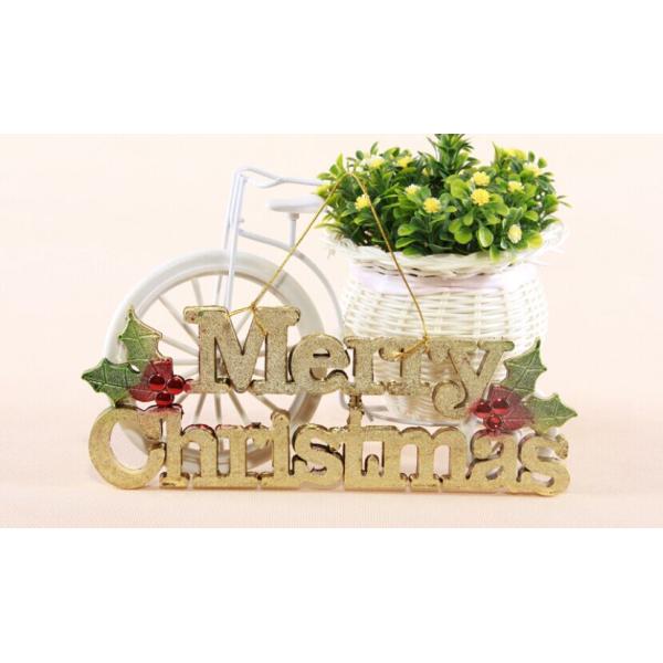 M54 alphabetical Merry christmas card with lanyard shop glass door decoration hanging tree