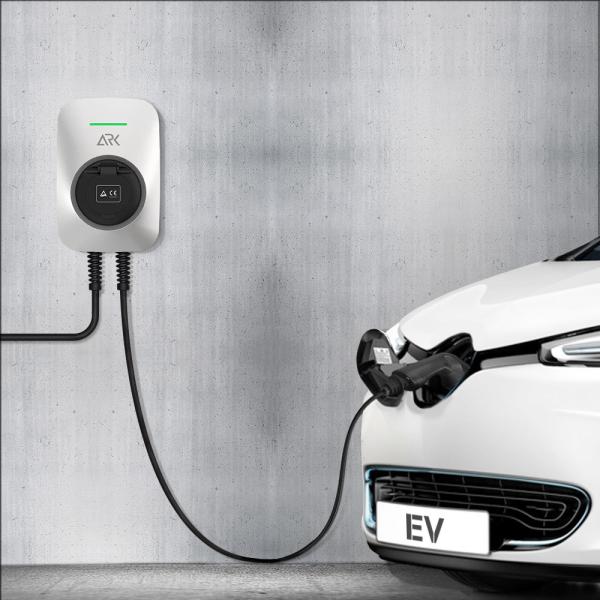 Ark EVSE J1772 Vehicle Home Level 2 Ac Wallbox Ev Charger Type 1 32a 240v 7kw