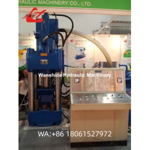 5000kN Hydraulic Scrap Briquetting Press Φ110×50–60mm Briquette Size For Lead Red Brass Sawdust Recycling