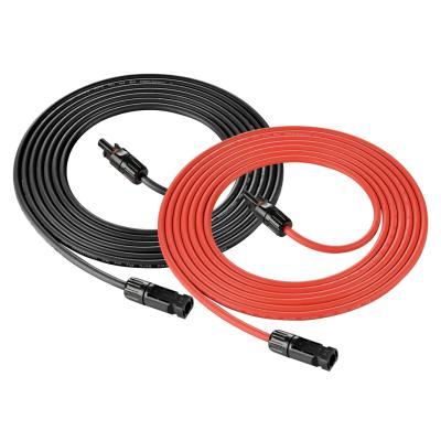 Tinned Copper Conductor Solar Panel Extension Cable With 105°C Temperature Rating