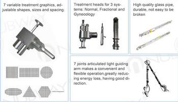 FDA ISO High Performance 10600nm professional co2 vaginal laser fractional co2 laser for wrinkle scars removal
