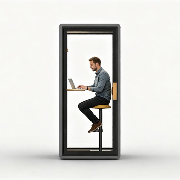 USB Portable Office Soundproof Booth Vocal Isolation Pod With Ventilation And Acoustic Panels