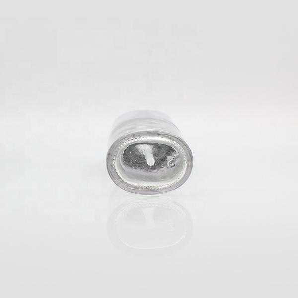 35ml Empty Ellipse Glass Powder Foundation Bottle For Cosmetic Packaging Liquied Makeup OEM
