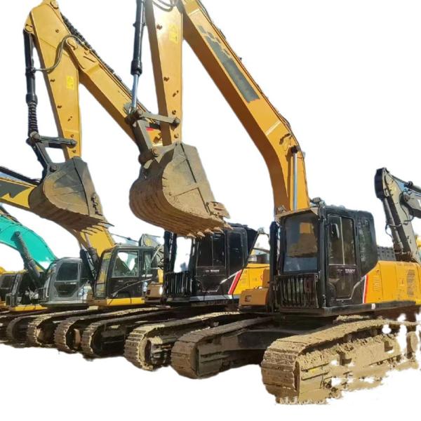 Excavadora com motor Cummins modelo 245Y de segunda mão