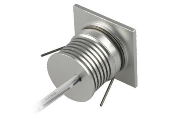IP68 3W nas luzes 280LM conduzidas subaquáticas, material de aço inoxidável, ângulo de feixe 45°
