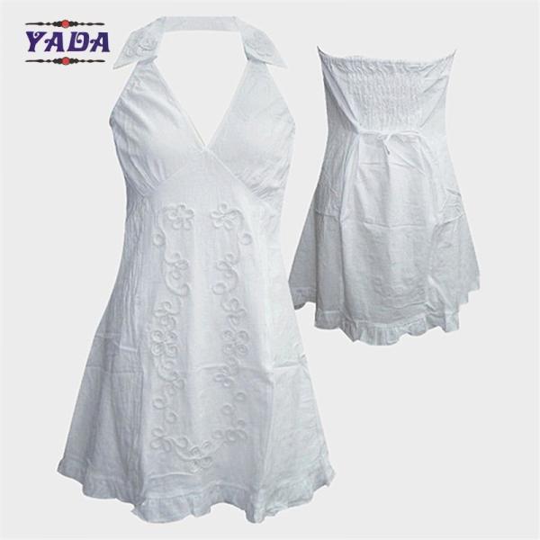 Ladies new fashion embroidery ladies sexy clothing different designs casual dresses women summer in cheap price