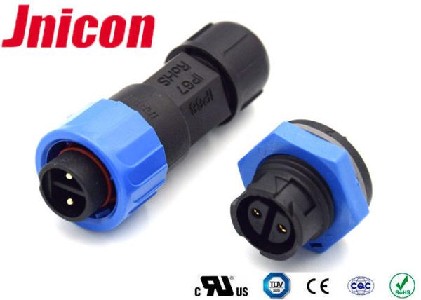 O poder masculino 10A do Pin M16 2 Waterproof a avaliação máxima da tensão dos conectores 300VAC