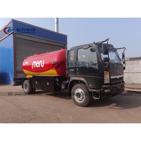Тележка танка 5T LPG Q345R Bobtail для Refilling цилиндра
