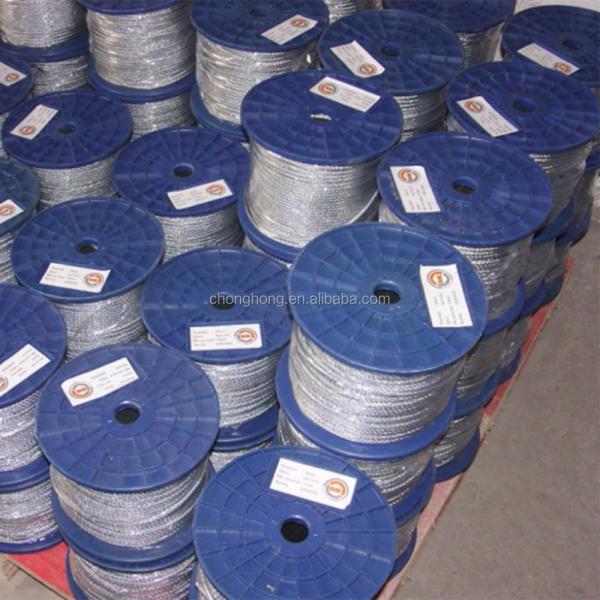 Hot-Dipped Galvanized Aircraft Cable MIL-DTL-83420 2000N/MM2 7x19 Steel Wire Rope 3/32'' reels with 2.000 m/each and Made
