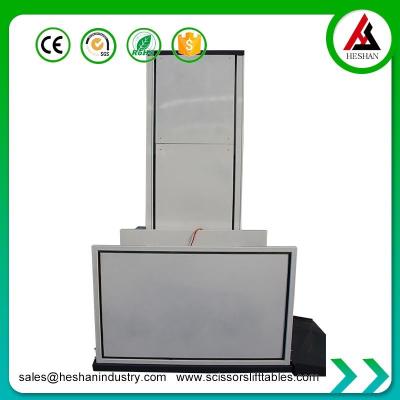 Outdoor Small Vertical Wheelchair Lift Handicap Hydraulic Home Elevators
