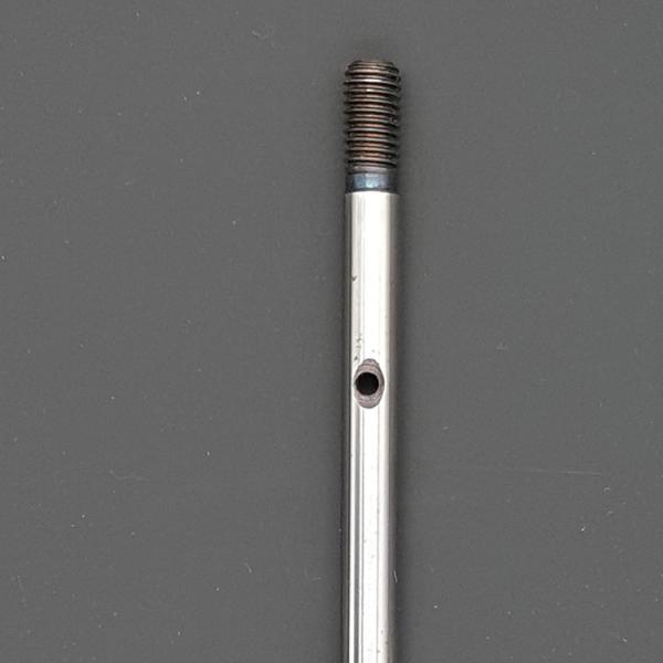 #45 steel 12mm knurled keyway threaded electric fan motor shaft for industrial fan part