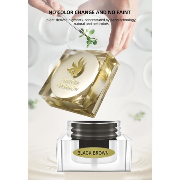 Макияж брови Microblading постоянный пигментирует сливк чернил татуировки карандаша для глаз