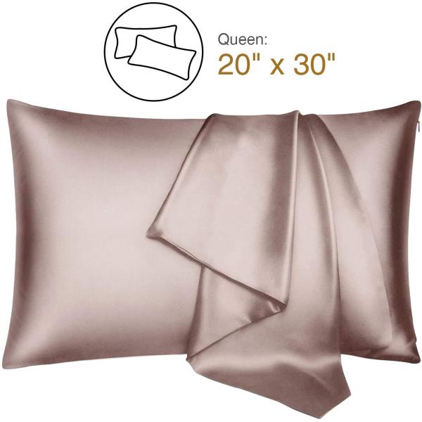 22mm 25mm Silk Pillowcase Gift Set With Gift Box Plain Dyed