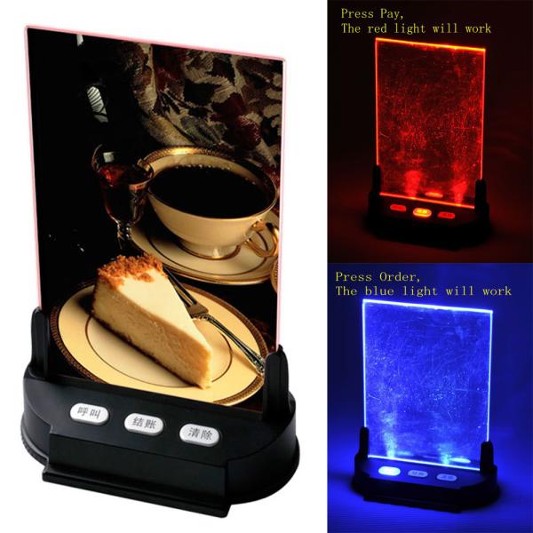 Официант ресторана, служба вызова, система беспроводного звонка.