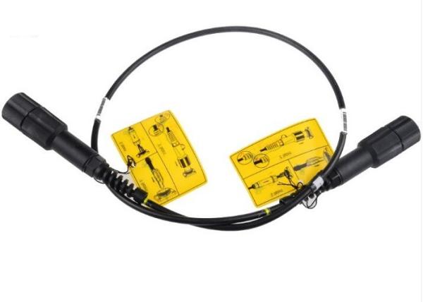 Blindado frente e verso de fibra ótica do cabo de remendo 7.0mm milímetro com PDLC - conector de PDLC