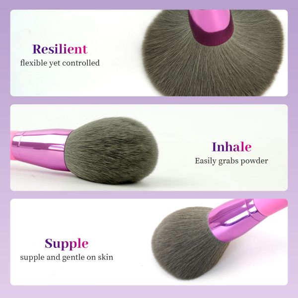 10-Piece Dual-Ended Professional Makeup Brush Set with 20 Functions and Premium Nylon Bristles