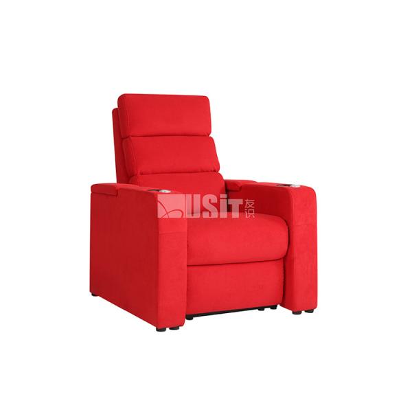 Recliner de luxe Seat de cinéma du sofa 700MM Microfiber de Recliner de théâtre