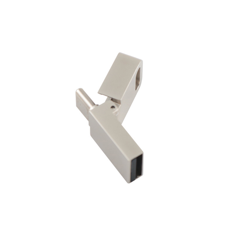 Металлический USB 3.0 и флэш-накопитель типа C с типом C может лазерный логотип с одним лицом сделать обещание