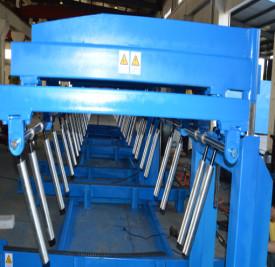 12 Meter Auto Stacker Galvanized Rolling Form Machine 19 Rolls 13331 × 1555 × 1485mm