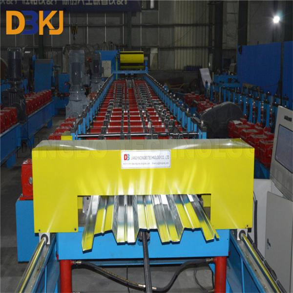 5.5KW Hydraulic Power Floor Decking Machine With 0.8-1.2mm Thickness