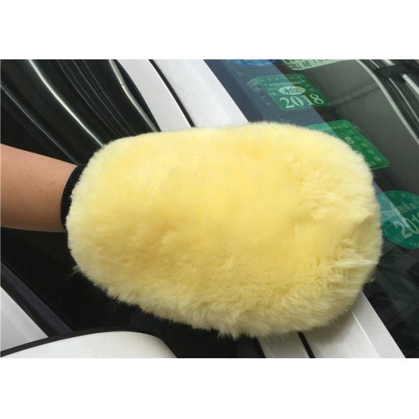 Неподдельная перчатка мытья шерстей Шеарлинг, одиночная бортовая перчатка мытья шерстей Мерино меха