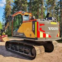 Volvo EC200D Ming Digger Crawler Excavator Usado Máquina de Escavação de 20 toneladas